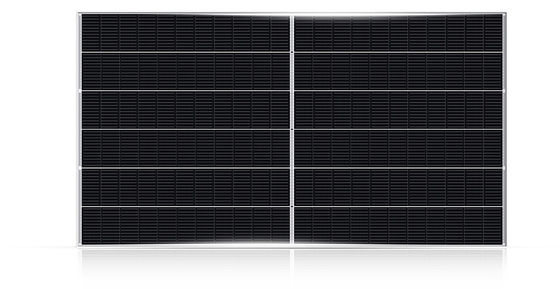 2x66 Cella 645-665w PERC Modulo bifaciale Mono Perc Panelli a metà taglio