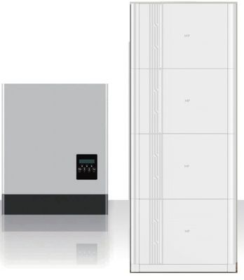 Sistema di accumulo di energia domestico integrato OEM UE con display a LED a batteria Lifepo4 e inverter multiconnettività integrato