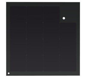 IBC CELLS 45W 75W Bark Textured Solar Tile Sostituzione per le tradizionali piastrelle del tetto