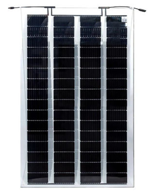 210-220w Edificio a doppio vetro Bipv fotovoltaico integrato 45% di trasmissione 4*18 celle solari