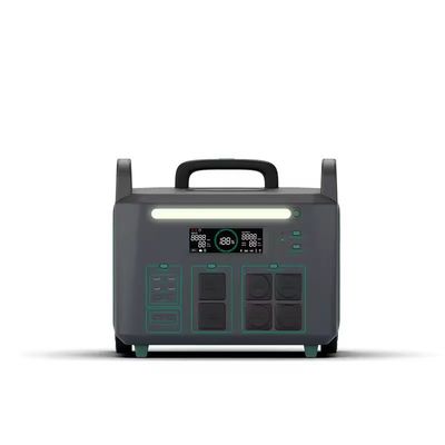 ATZ 3600W Centrale elettrica portatile UE Multipli uscite AC e DC 230VAC Disegno della maniglia a doppia ruota