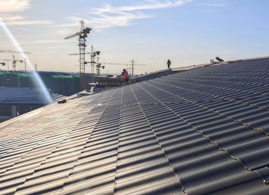 Dimensioni esterne 723*500*41mm 40W pannello solare BIPV con vetro frontale 5mm vetro retro