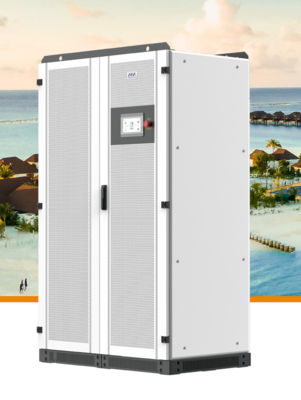 Invertitore Smart Microgrid da 150 kW con capacità di 165 kVA e Quad MPPT