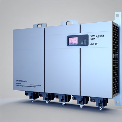 Invertitore ibrido delta ad alte gambe da 480 V da 30 kW con doppio MPPT e uscita a fase divisa per applicazioni industriali